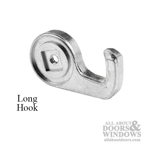 Long 15/16 Inch Replacement Hook for Sliding Screen Door Latch Assembly