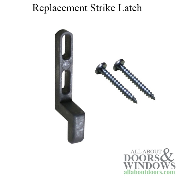 Replacement Strike Latch for Sliding Screen Door Latch Set