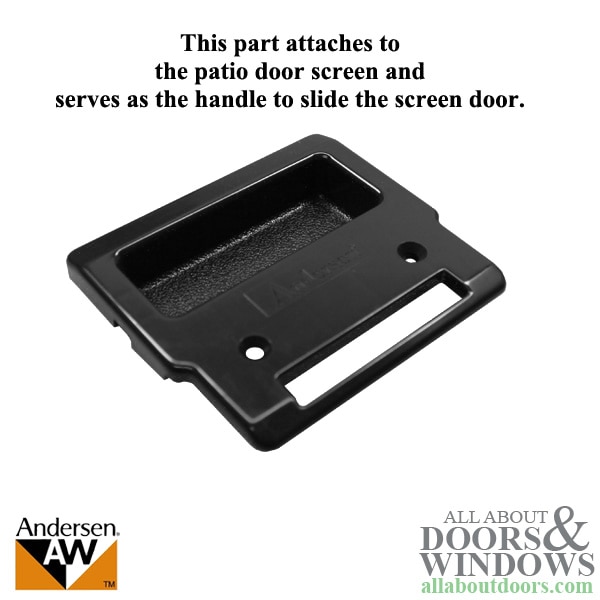 Andersen universal inside screen door handle for hinged gliding doors