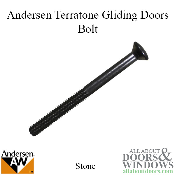 Andersen 10-32 x 2-1/8 threaded bolt for prefinished terratone doors