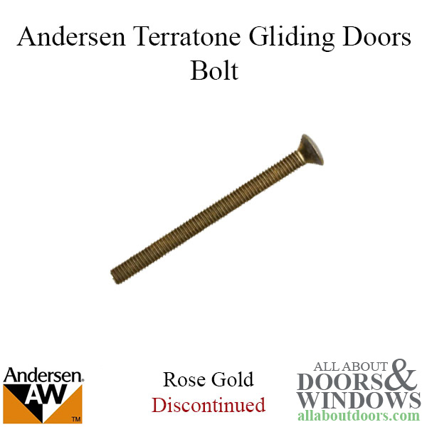 Andersen prefinished terratone gliding door handle bolt