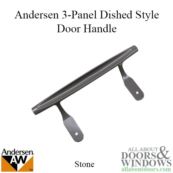 Andersen dished style exterior handle for gliding door 3 panel
