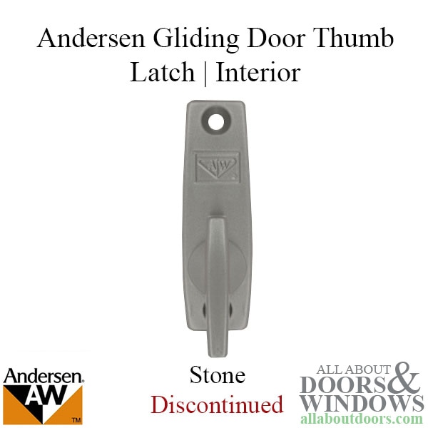 Andersen inside thumb latch for 2 panel prefinished terratone doors