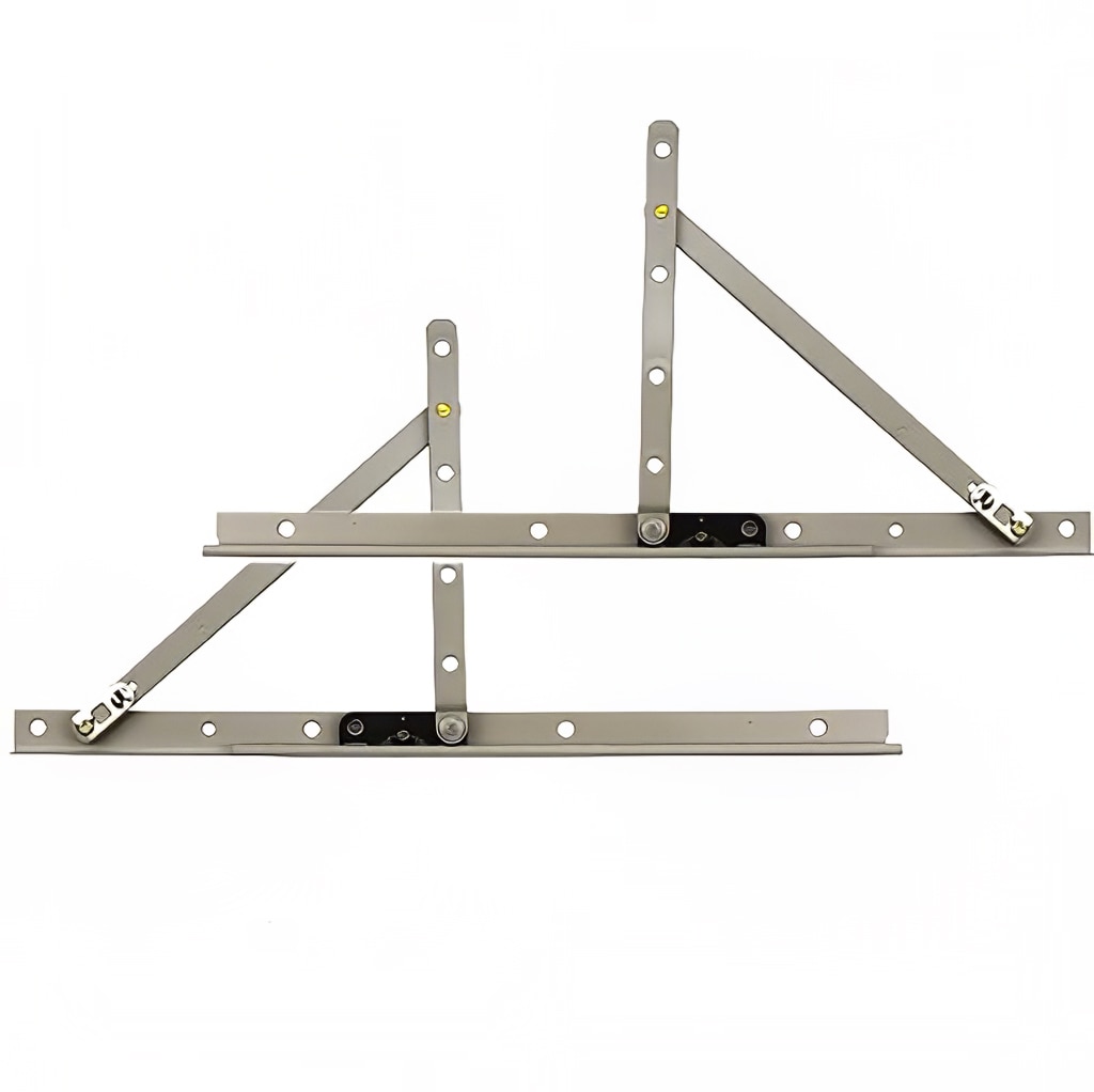 Pair of 14 inch Awning Hinges with E-Gard Steel coating
