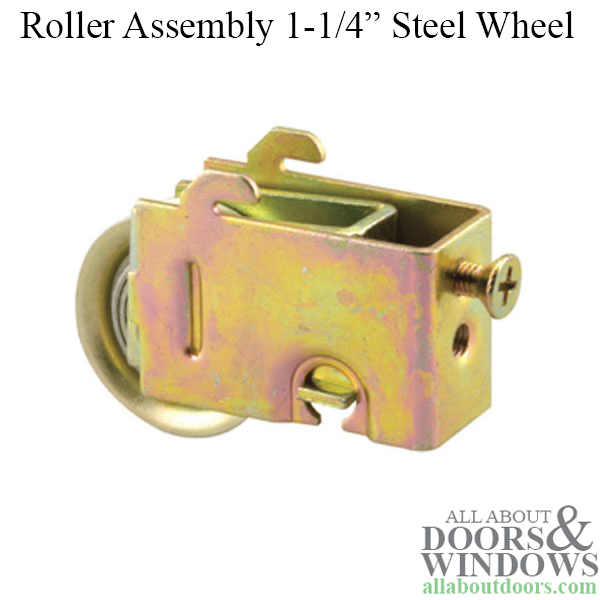 Steel Wheel 3 4 Inch Width Roller Assembly, Traco Sliding Door Rollers