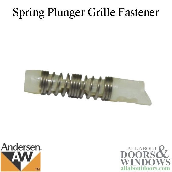 spring plunger grille fastener