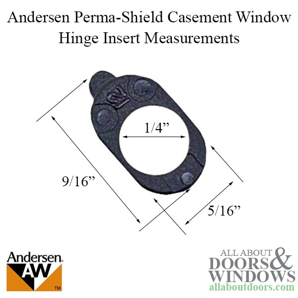 Andersen Perma-Shield Improved/E-Z Casement Window Hinge Insert