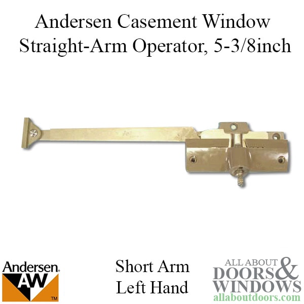 Andersen Perma-Shield Casement Window Straight Arm Left Hand Operator