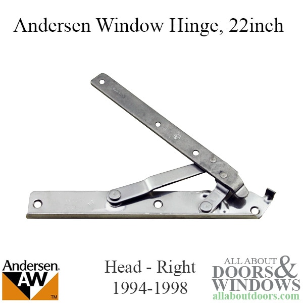 Andersen 22 Inch Right Handed Straight Arm Head Hinge