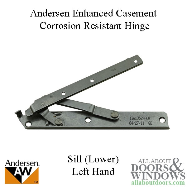 Corrosion Resistant Sill Hinge, Left Hand