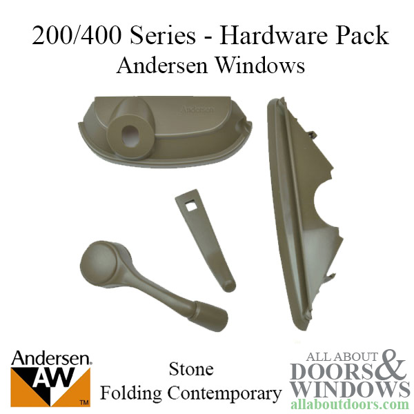 Andersen casement window hardware pack with folding handle