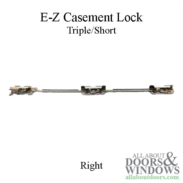 Triple/Short Casement Lock, Right