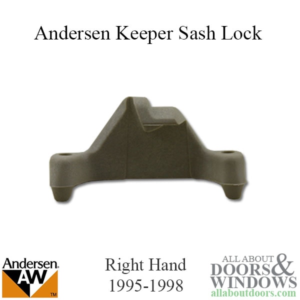 Andersen enhanced casement window sash lock Keeper right handed