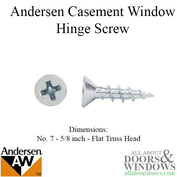 Andersen Hinge Screw