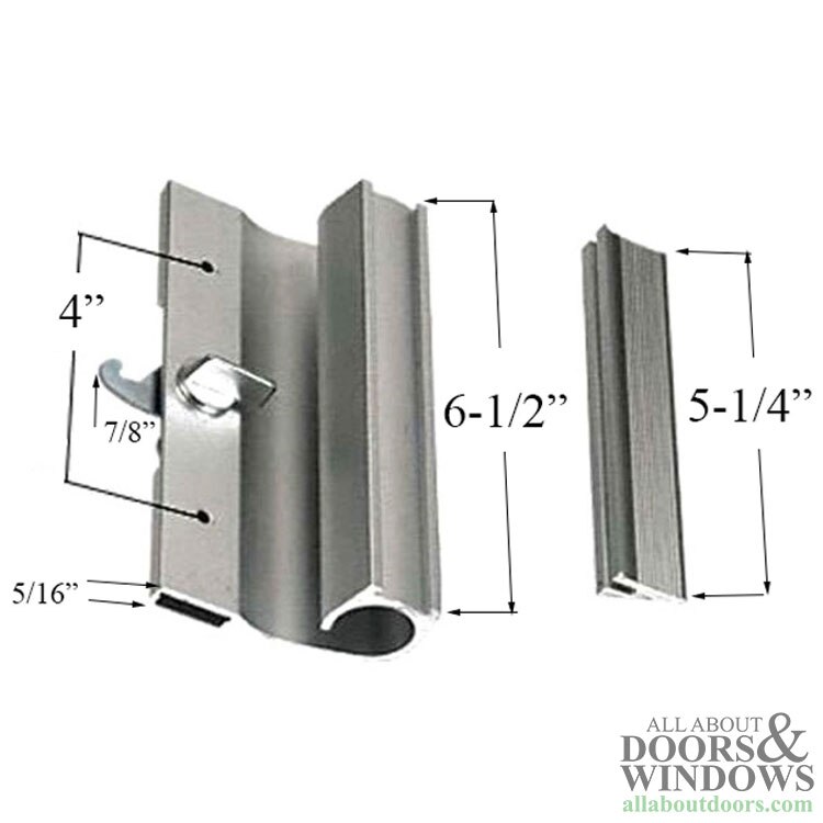 Inside Handle Sliding Glass Patio Door Right Hand Dimensions