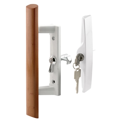 Sliding Patio Glass Door Handle Set, Keyed, Reversible