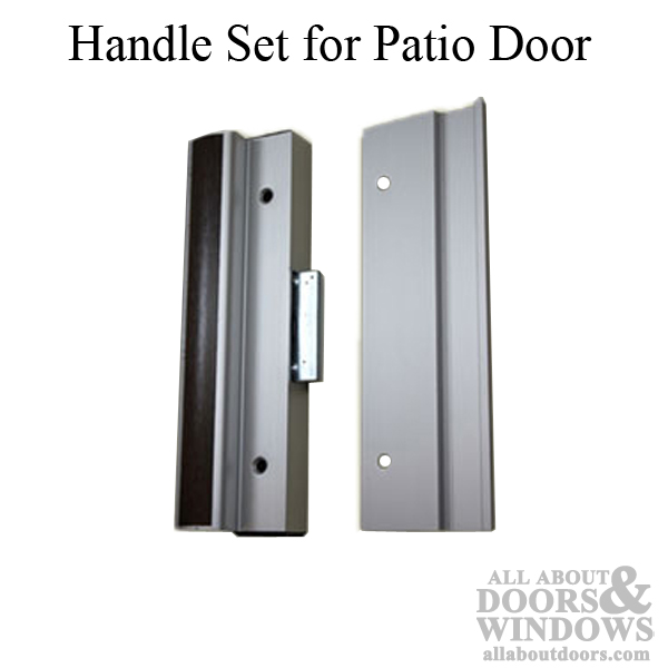 Handle Set For Sliding Patio Door, Sliding Glass Door Handle Set 4 15 16 In