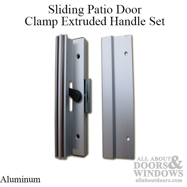 Handle Set For Sliding Patio Door 4, Sliding Glass Door Handle Set 4 15 16 In