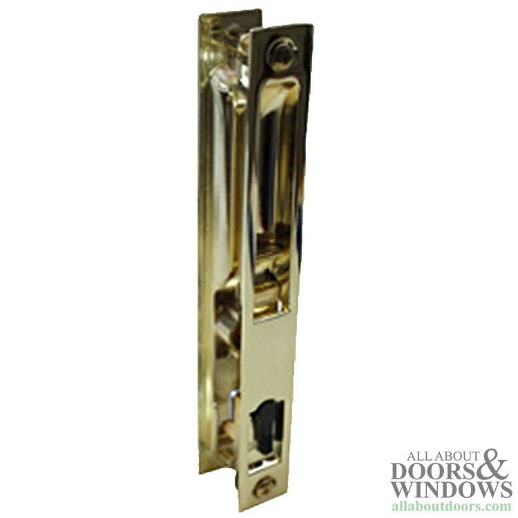Handle Set (Keyed) 6-5/8 Brass Plated