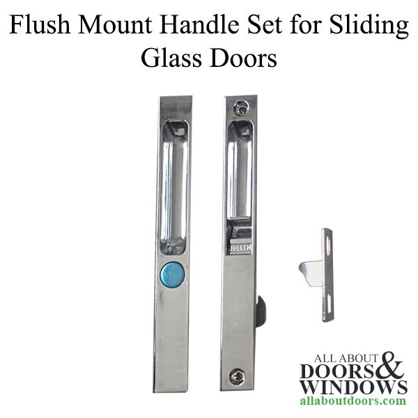 Flush Mount Handle set for Patio Doors