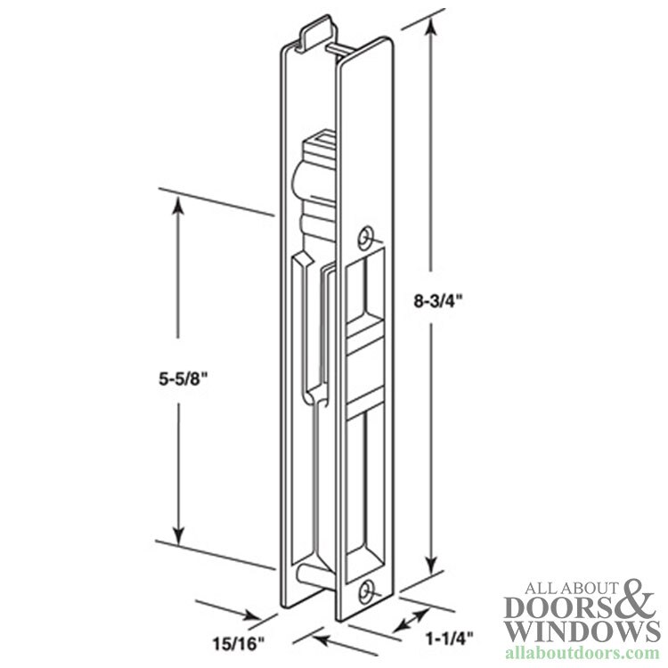 Flush Type Dummy Handle Set Dimensions