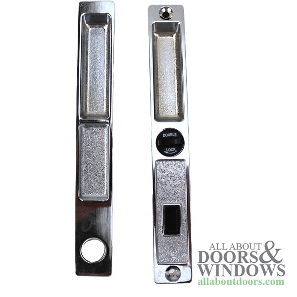 Crossly Sliding Patio Door Handle Set View of Back