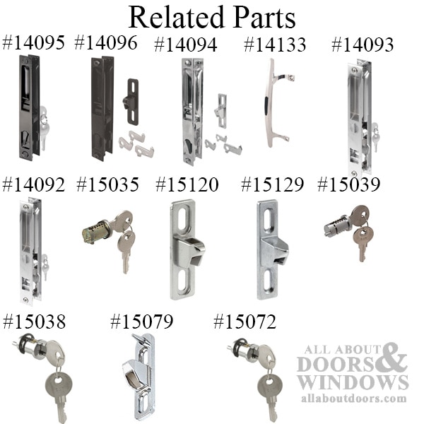 Parts Related to sliding door handle set