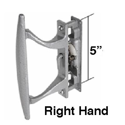 Sliding Patio Door Handle Set with Die-cast Inside Pull Dimensions