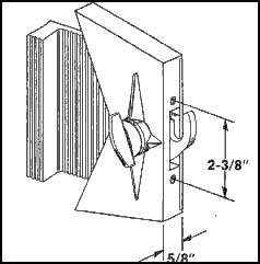 Trimview Sliding Patio Door Handle Set - 3-1/2 Inch Hole Center, Aluminum