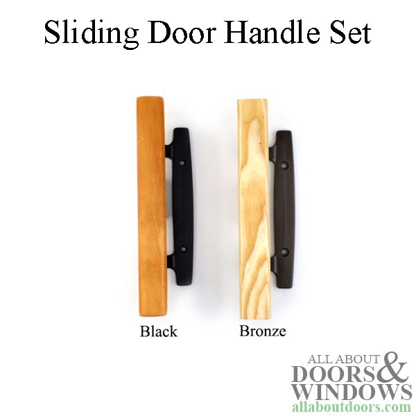 Sliding Patio Door Handle Set for 1-3/4 Inch Thick Doors