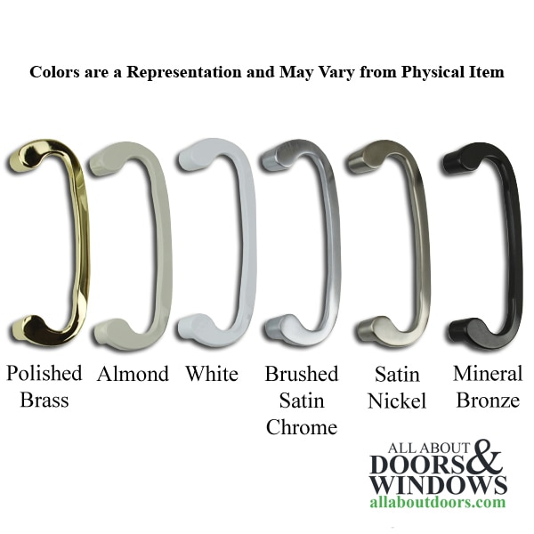 Various color options of the Legacy Sliding Door Handle