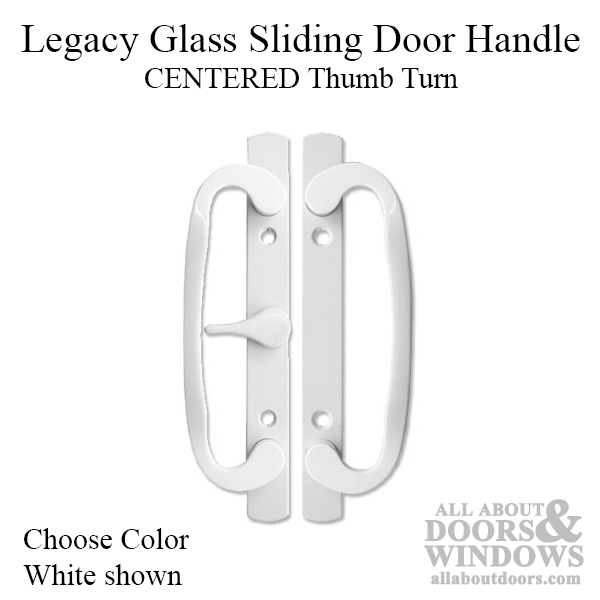 Sliding Glass Door Handle Center Locking Thumb Turn