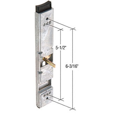 Sliding Patio Door Handle – Extruded Aluminum Housing & Hook Style Latch
