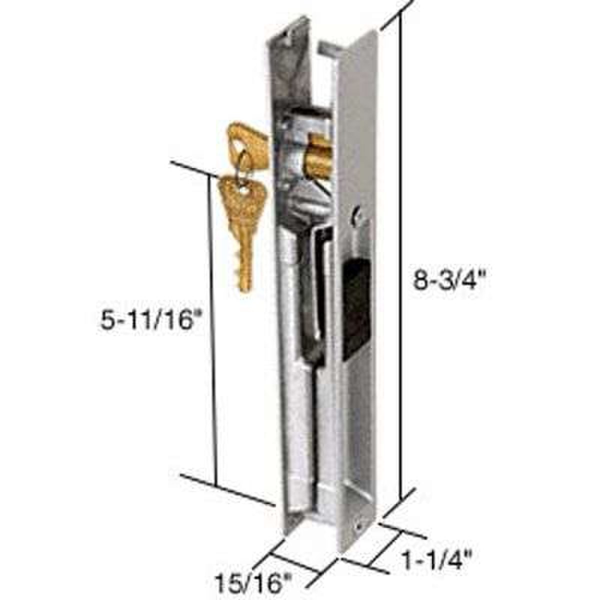 Sliding Patio Door Flush Mount Handle Set