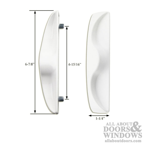 Milgard Non-Keyed Exterior Handle for Sliding Door | All About Doors and Windows