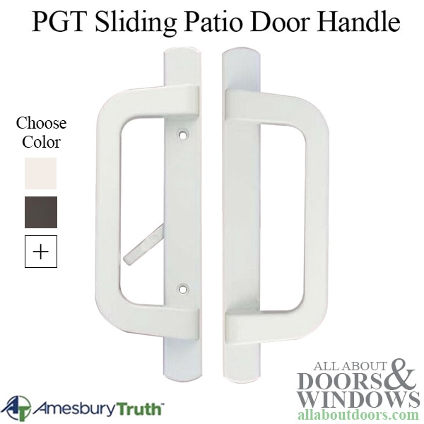 Pgt Sliding Patio Door Handle Kit With Mortise Lock And Keepers