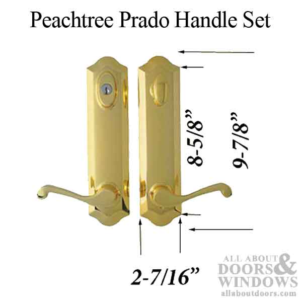 Peachtree Handle Set Peach Tree Prado, Peachtree Sliding Door Handle