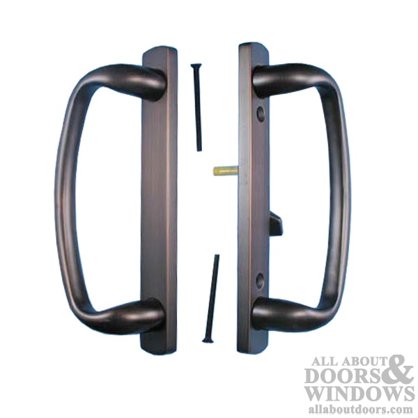 Charlotte sliding door handle with privacy function
