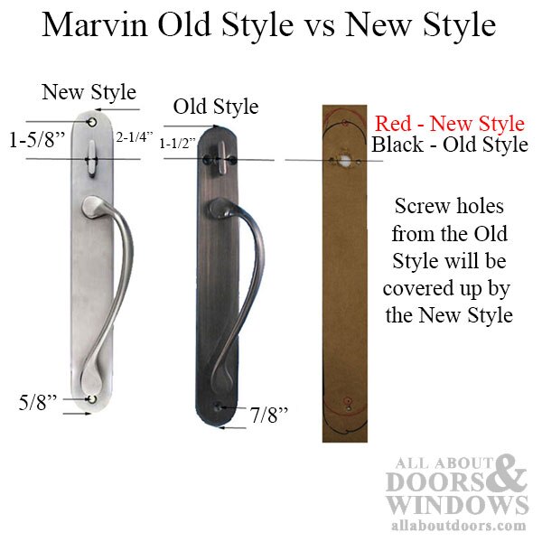Unavailable Marvin Sliding Door Handle Old Style Passive No Key