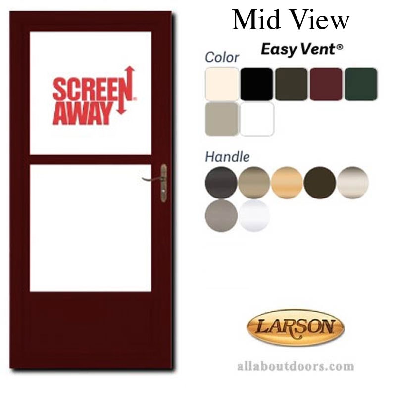 Larson Storm Door Size Chart