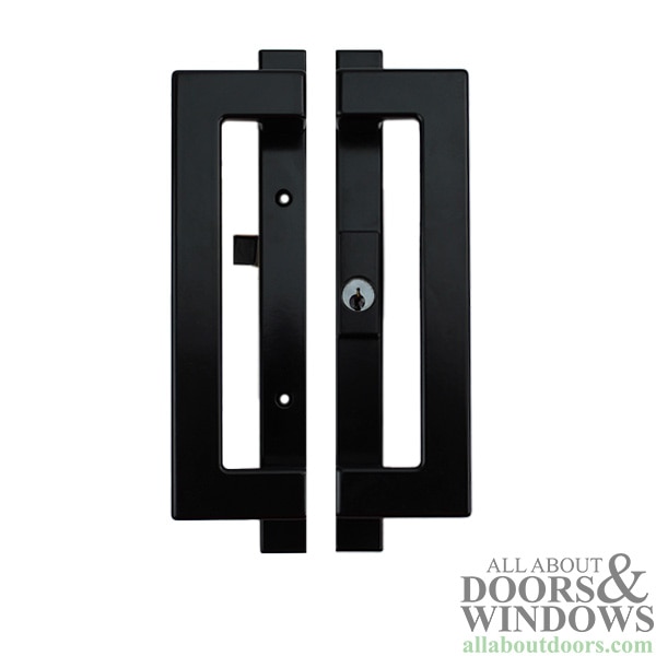 Amesbury Truth Modern Contemporary Keyed Sliding Door Handle