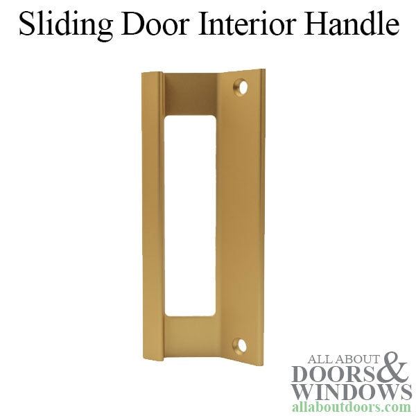 GLW Patio Door Handle Old Style Painted Gold