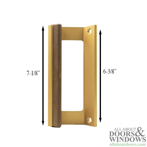 Great Lakes Window Patio Door Handle Set Dimensions