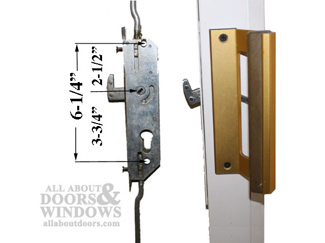 Great Lakes Sliding Patio Door Handle Mortise Lock Dimensions