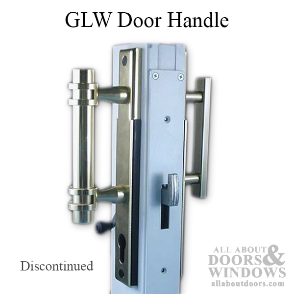 Great Lakes Window Patio Door Handle Set – 9-1/8" Screw Hole Spacing - Plated Brass