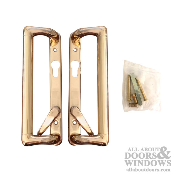 Champion Cologne Active Patio Door Handleset Euro Cylinder Brass Pinit Part Number 149982