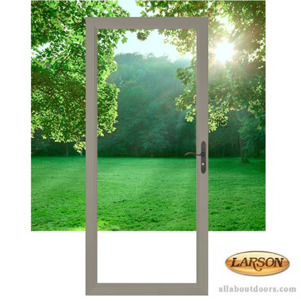Larson Elegant Selection Full-View Storm Door with Clear Glass