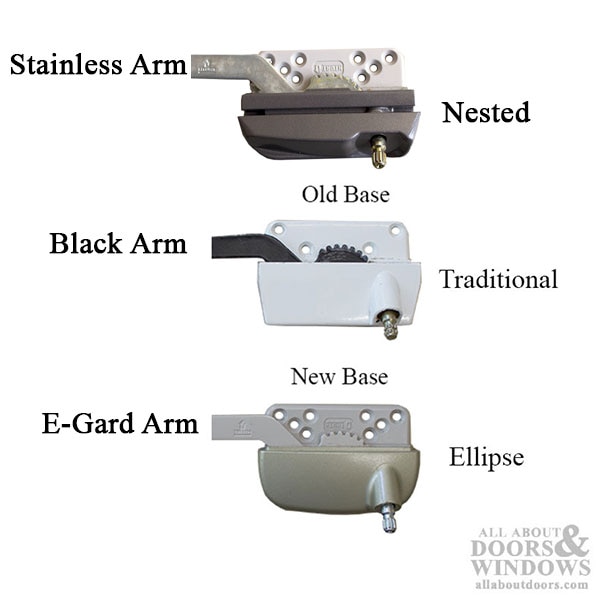 Truth 15.30 Ellipse Split Arm Operator Base Comparison