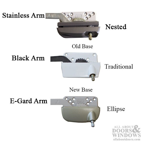 Truth 15.30 Weather Shield Split Arm Operator Arms and Types