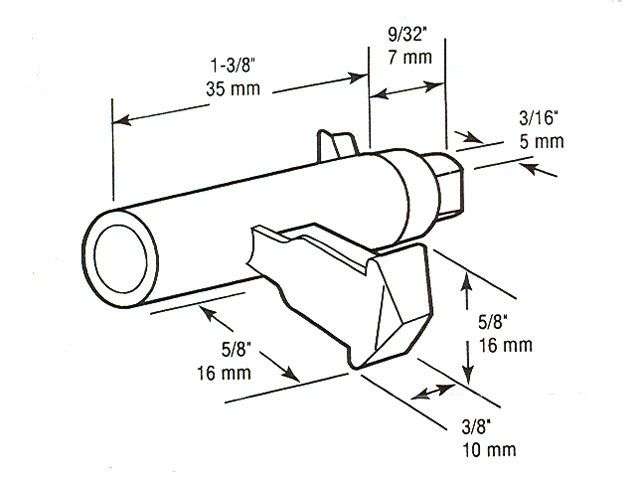 Durable Internal Latch for 1-Inch Doors